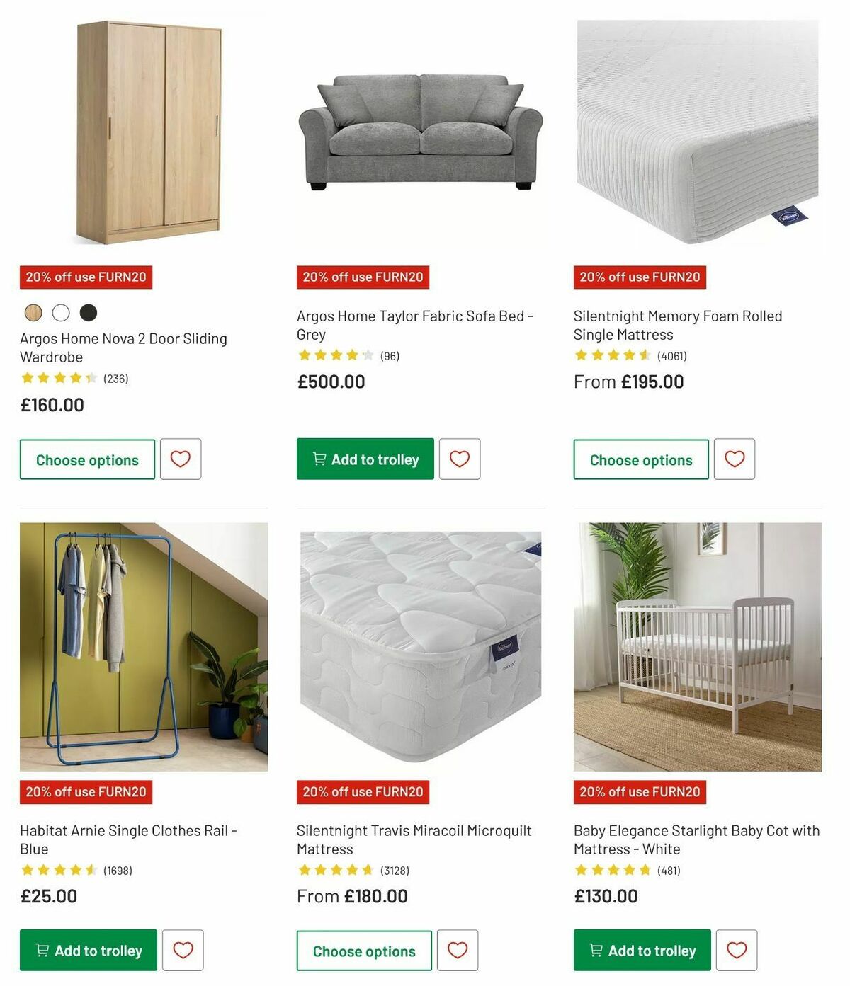 Argos Offers from 6 May