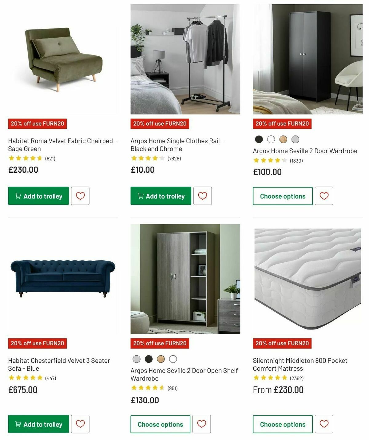 Argos Offers from 6 May