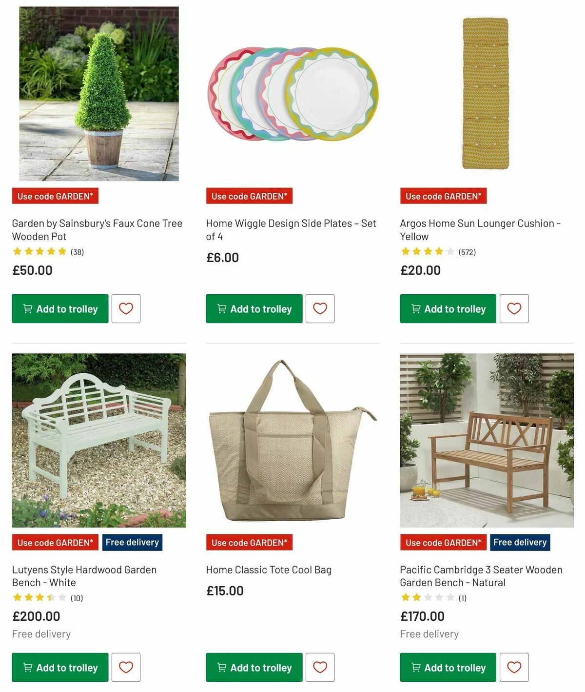 Argos Garden Offers from 6 May