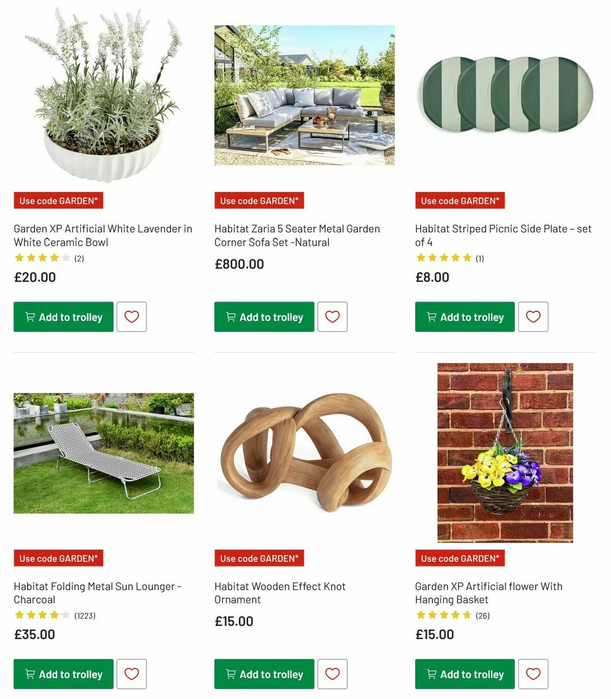 Argos Garden Offers from 6 May