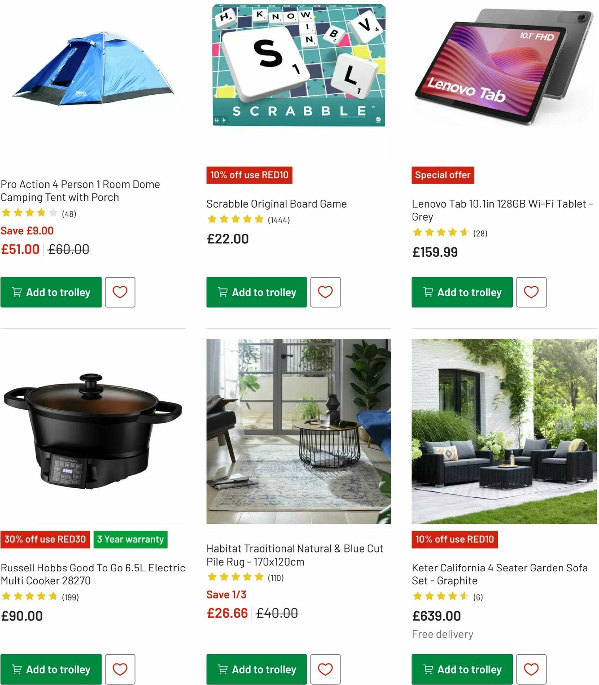 Argos Offers from 26 May