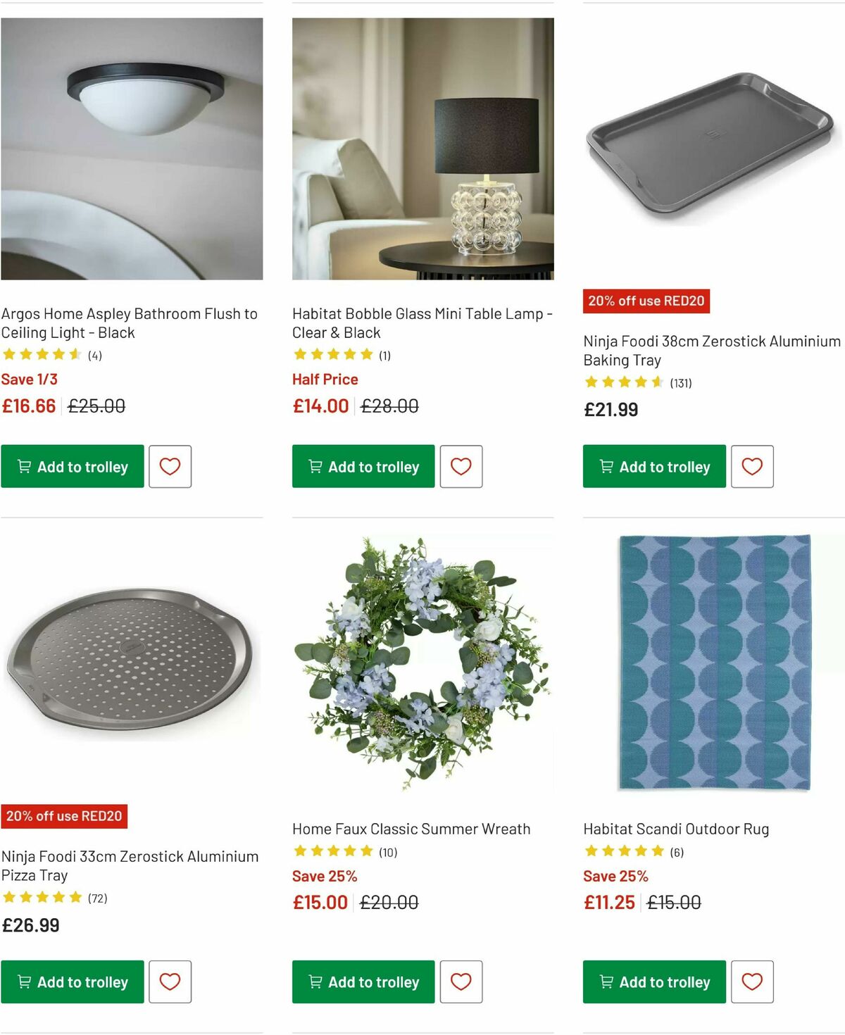 Argos Offers from 26 May