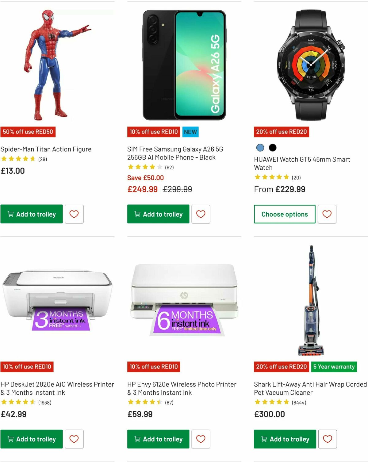 Argos Offers from 26 May