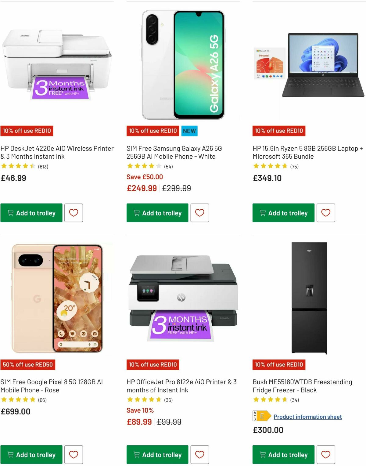 Argos Offers from 26 May