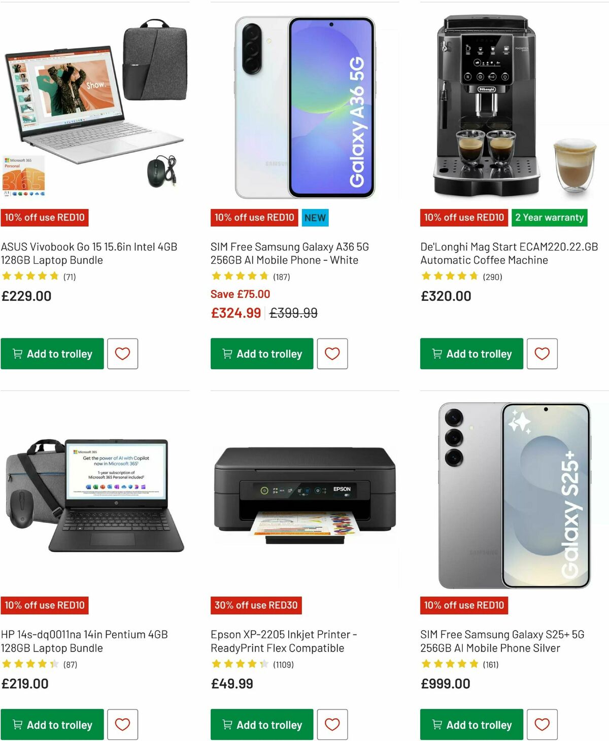 Argos Offers from 26 May