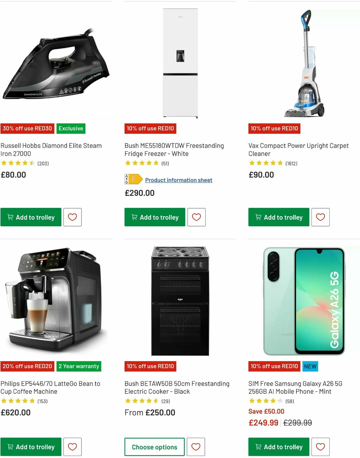 Argos Offers from 26 May