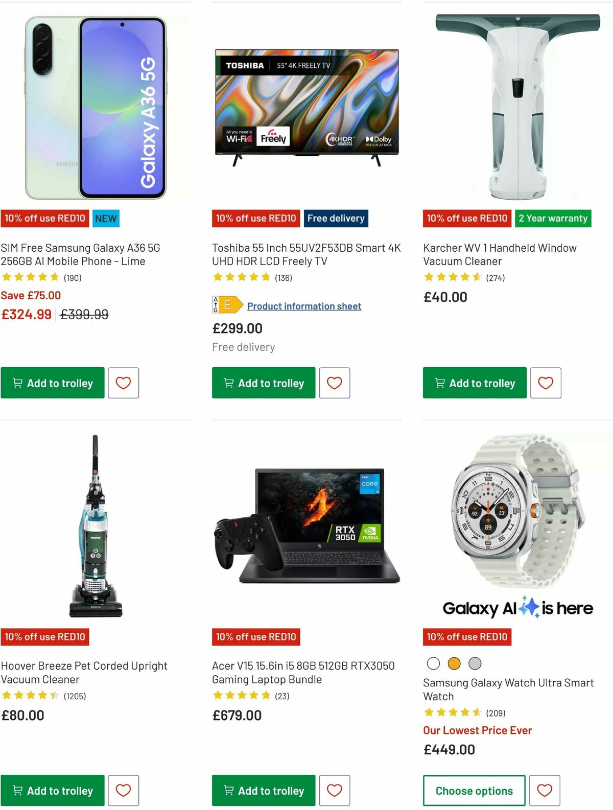 Argos Offers from 26 May