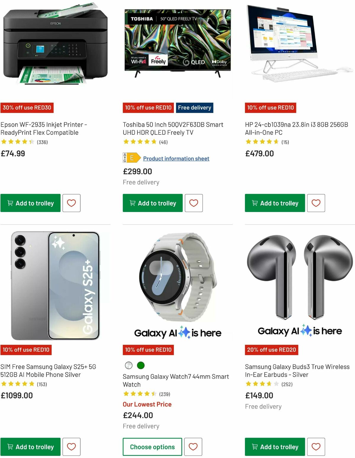 Argos Offers from 26 May