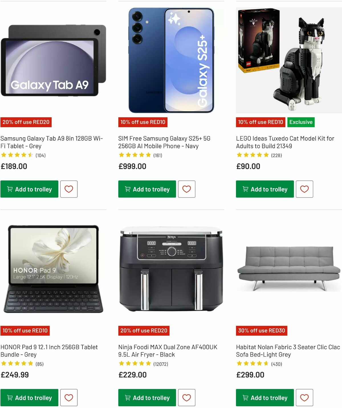 Argos Offers from 26 May