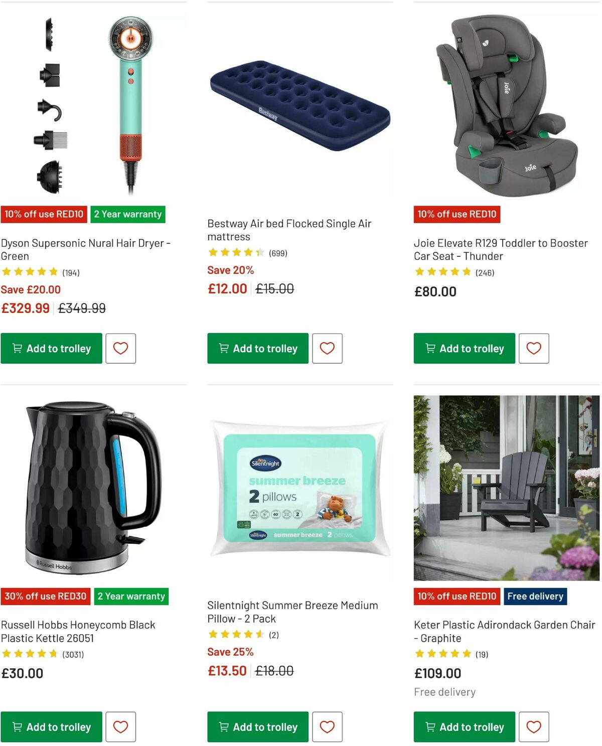 Argos Offers from 26 May