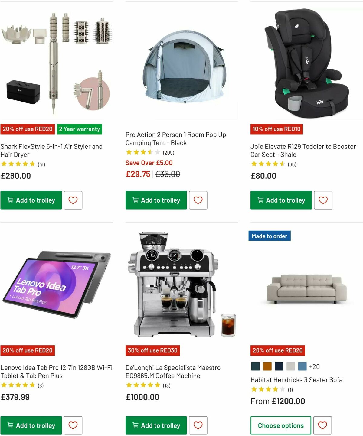 Argos Offers from 26 May