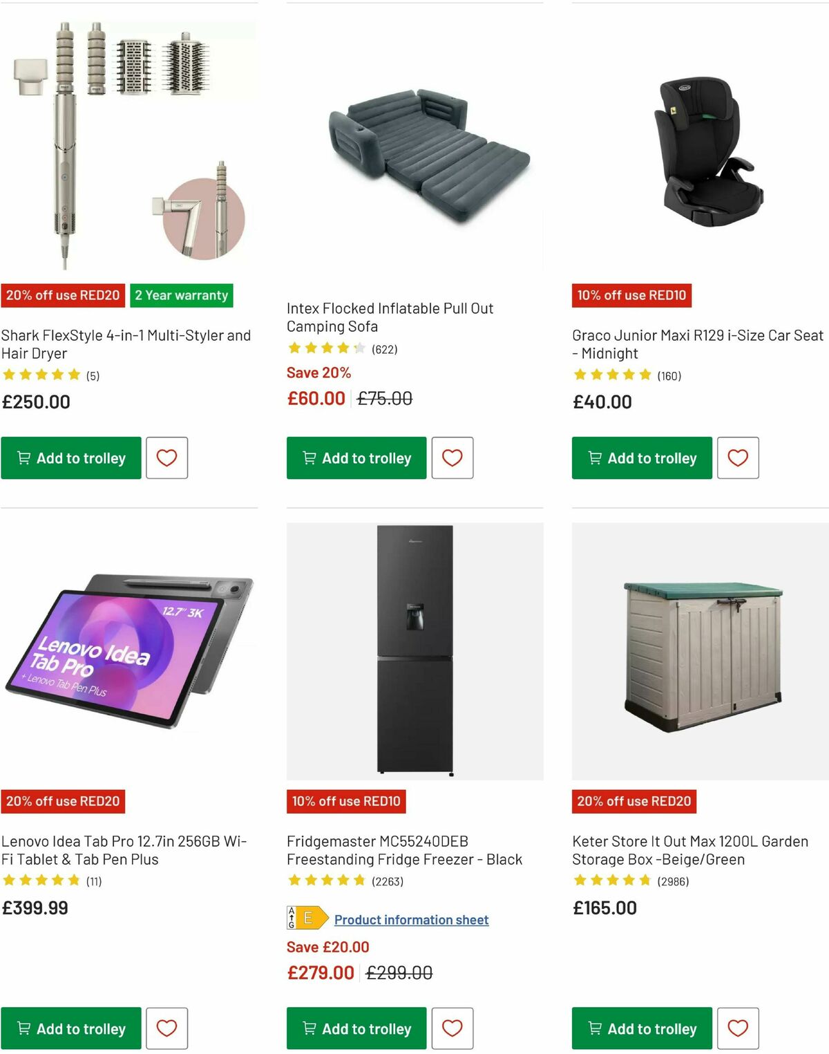 Argos Offers from 26 May