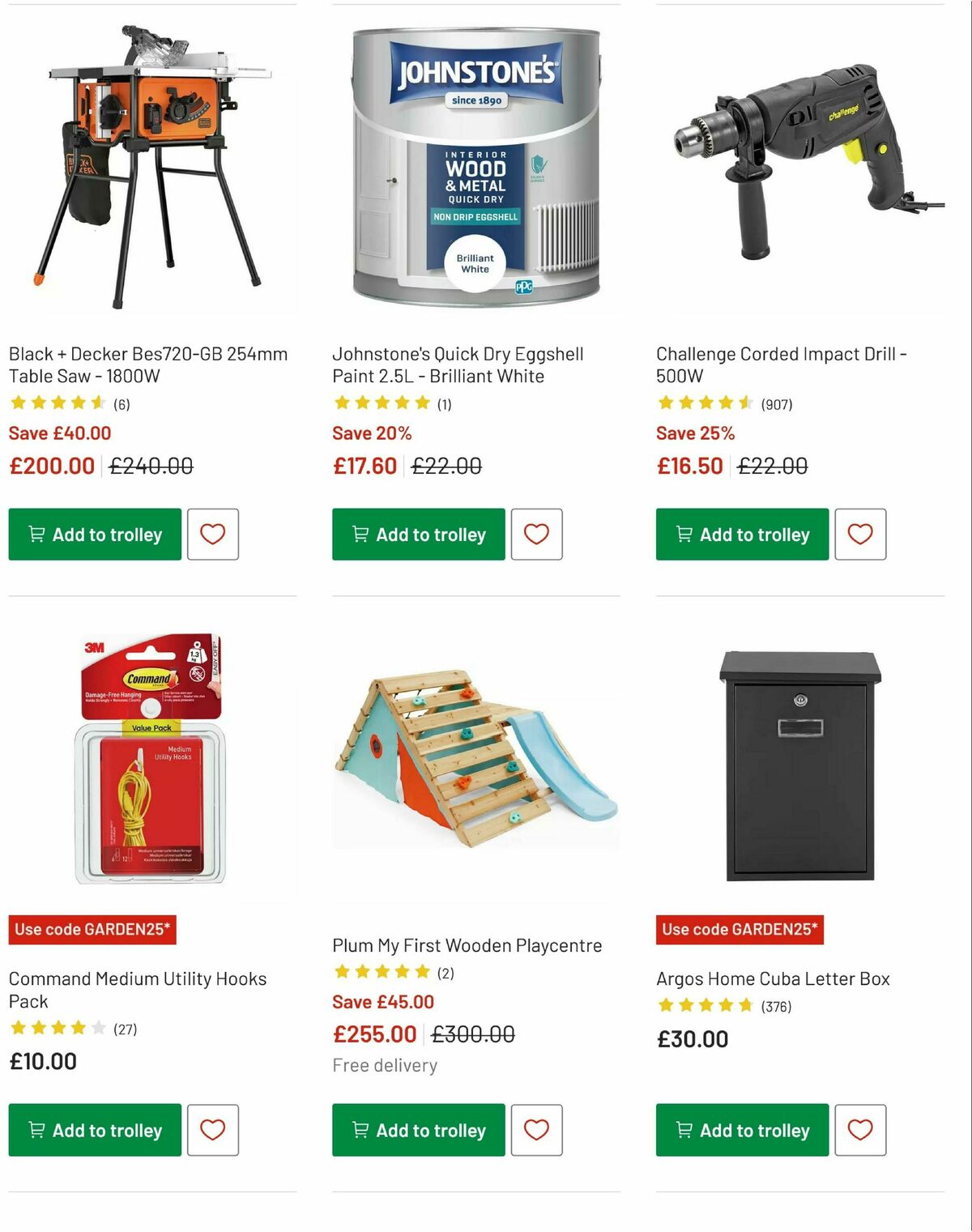 Argos Offers from 13 June