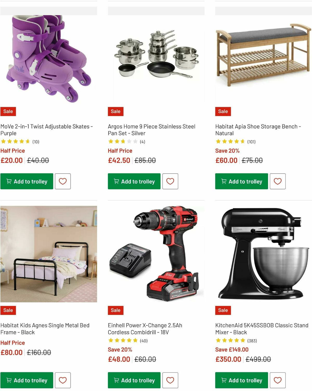Argos Offers from 18 June
