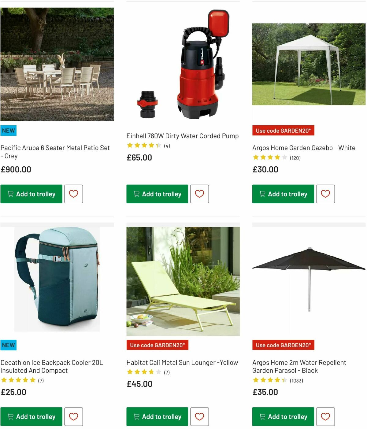 Argos Offers from 16 July