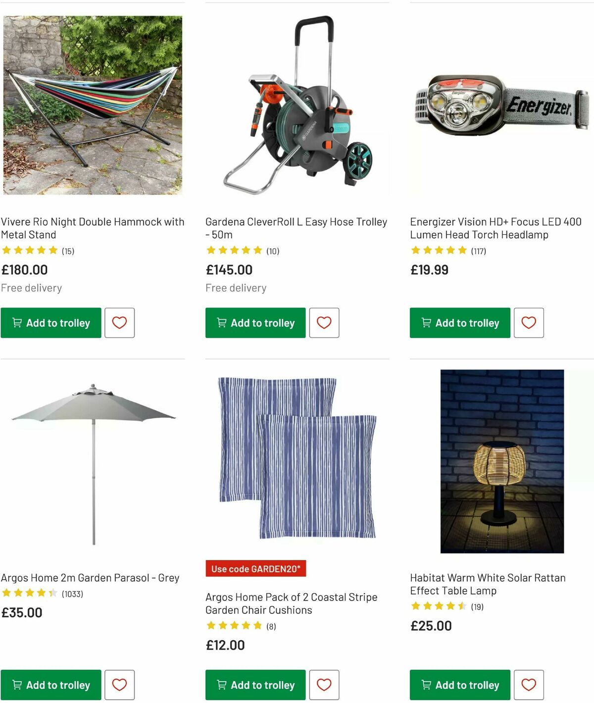 Argos Offers from 16 July