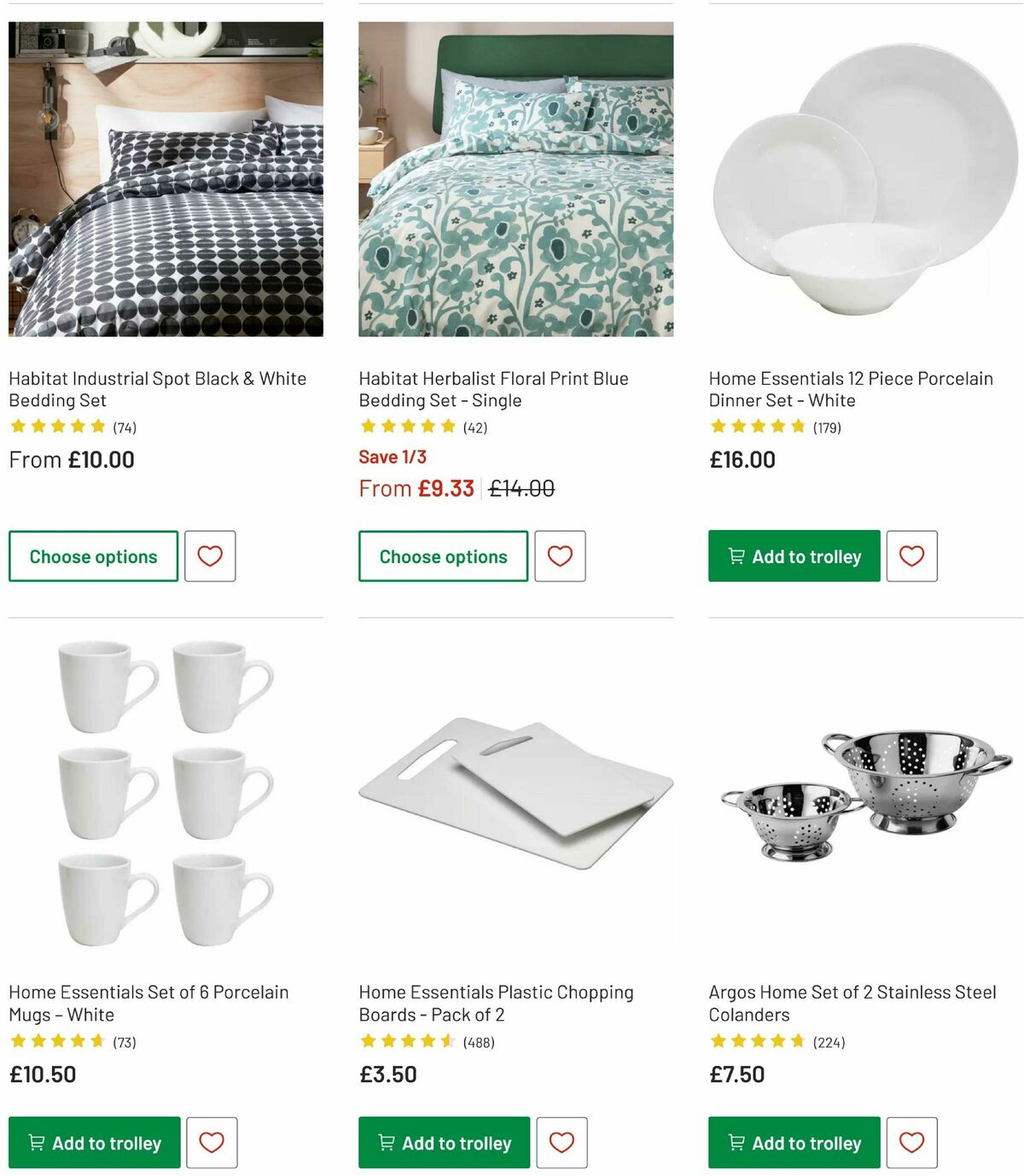 Argos Offers from 29 July