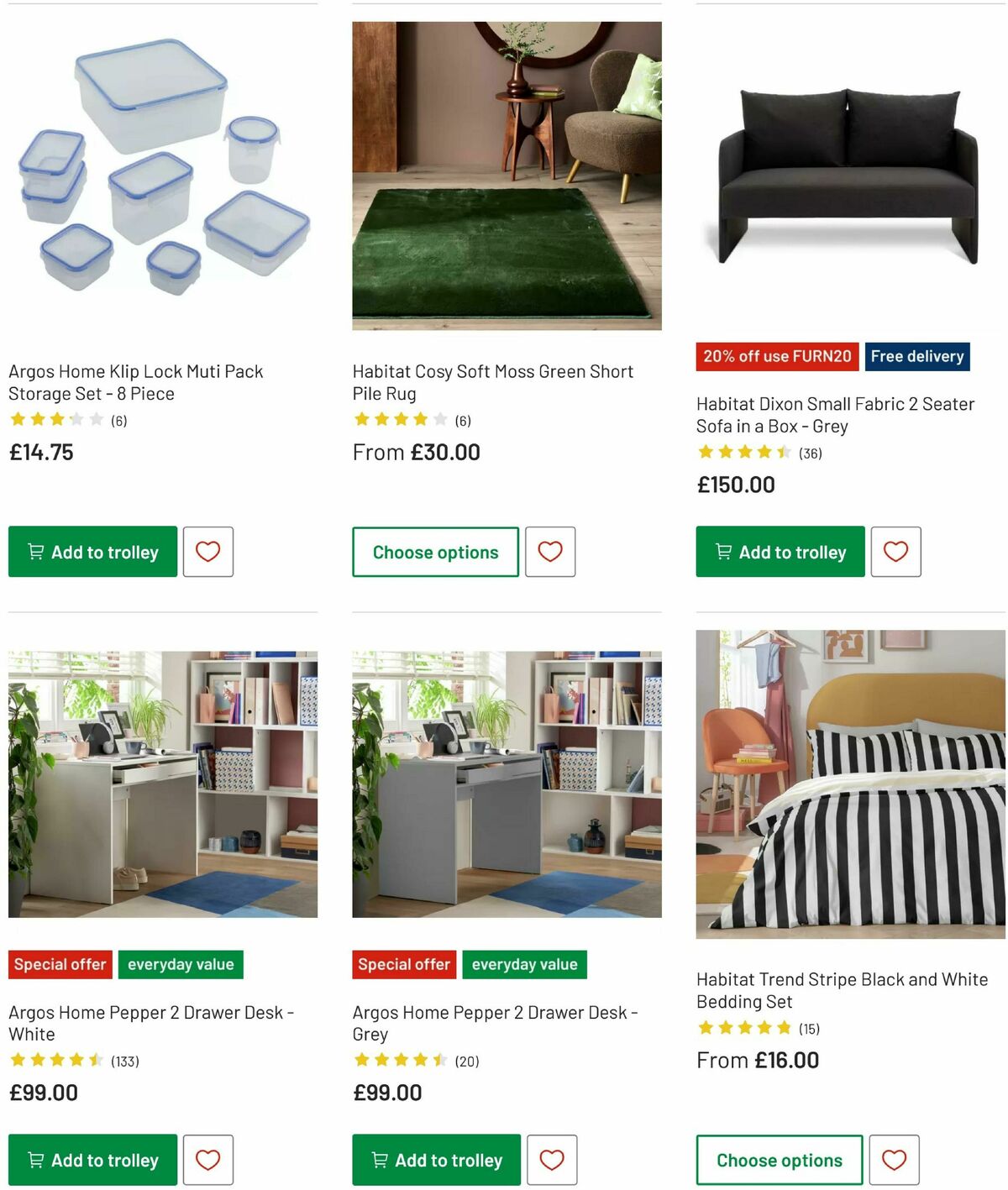 Argos Offers from 29 July