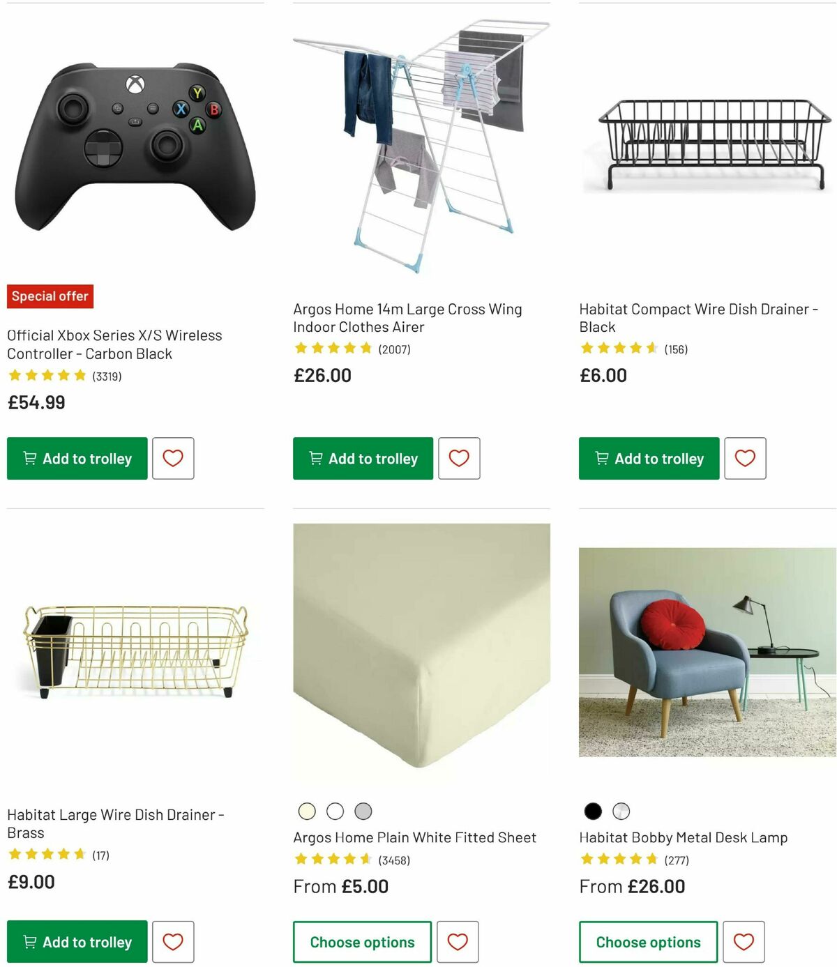 Argos Offers from 29 July