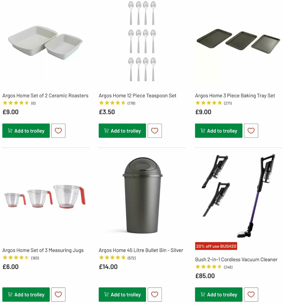 Argos Offers from 29 July