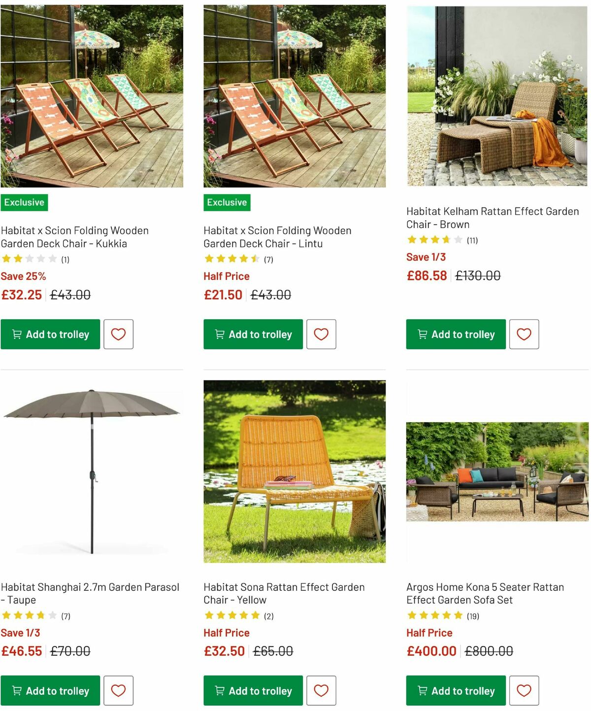 Argos Offers from 18 August