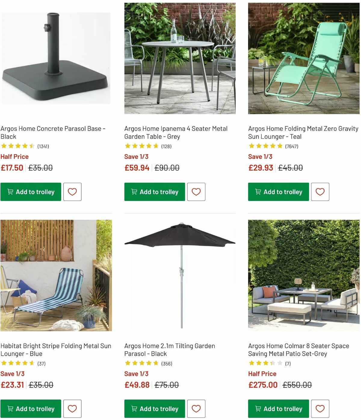 Argos Offers from 18 August