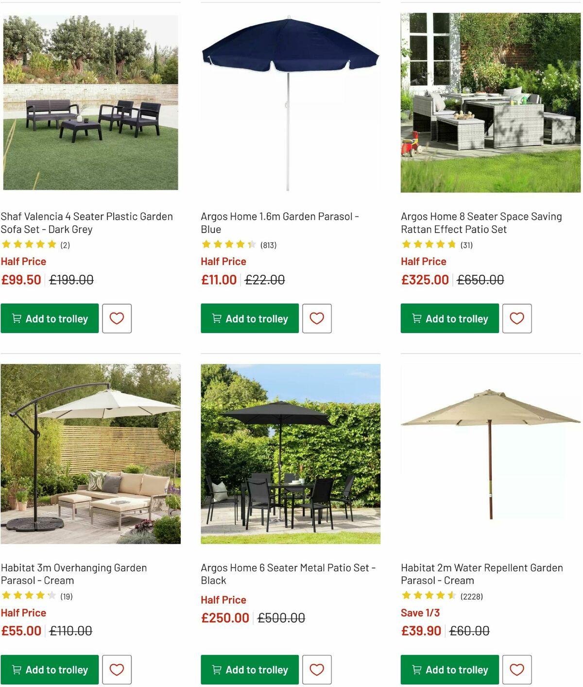 Argos Offers from 18 August