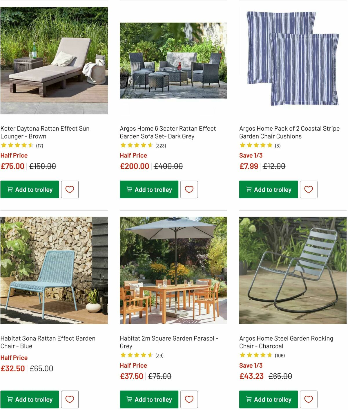 Argos Offers from 18 August