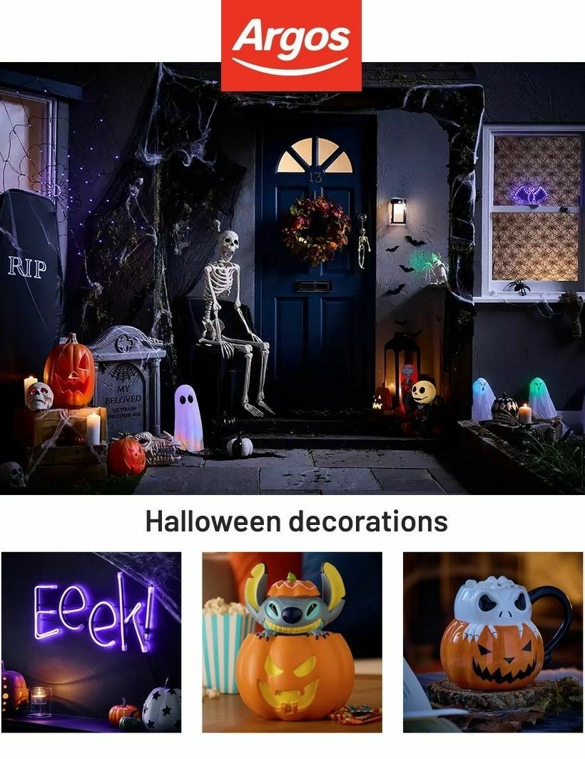 Argos Halloween Offers from 30 September