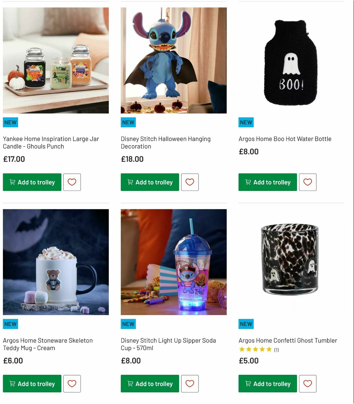 Argos Halloween Offers from 30 September