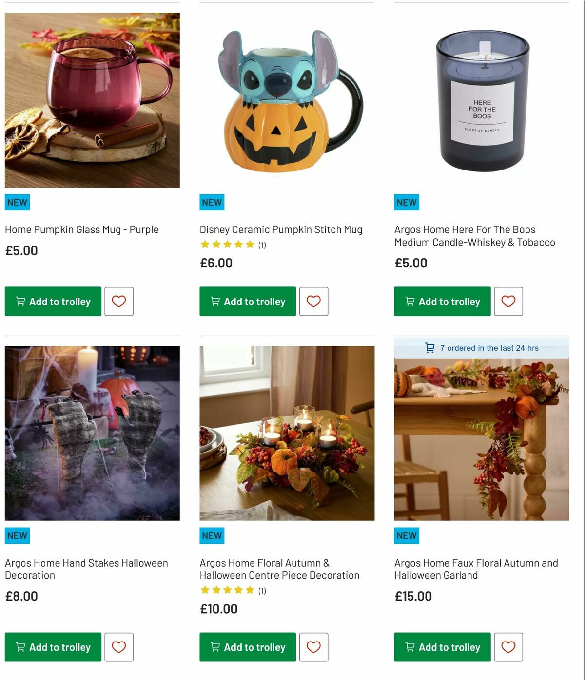 Argos Halloween Offers from 30 September