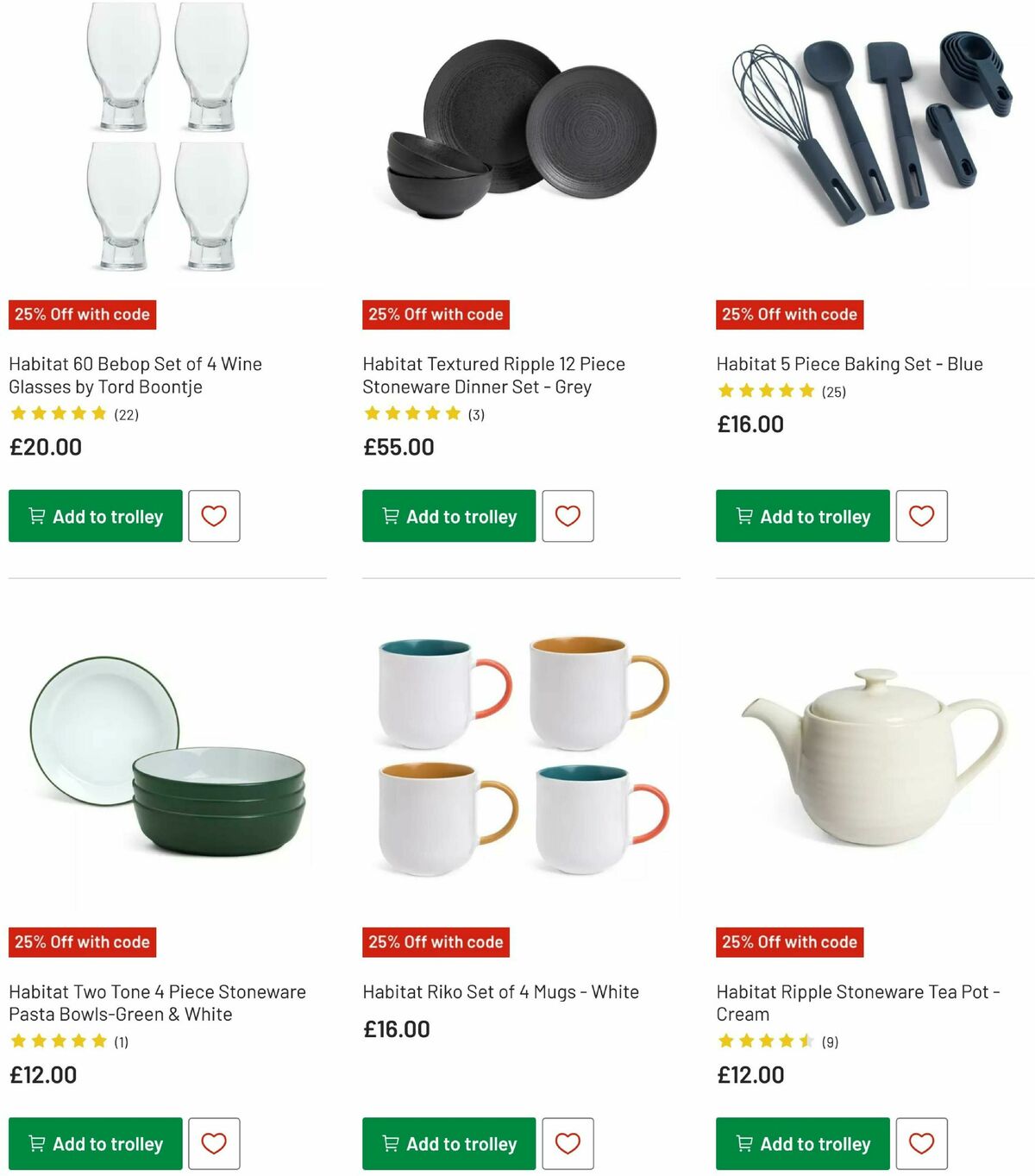 Argos Offers from 15 October