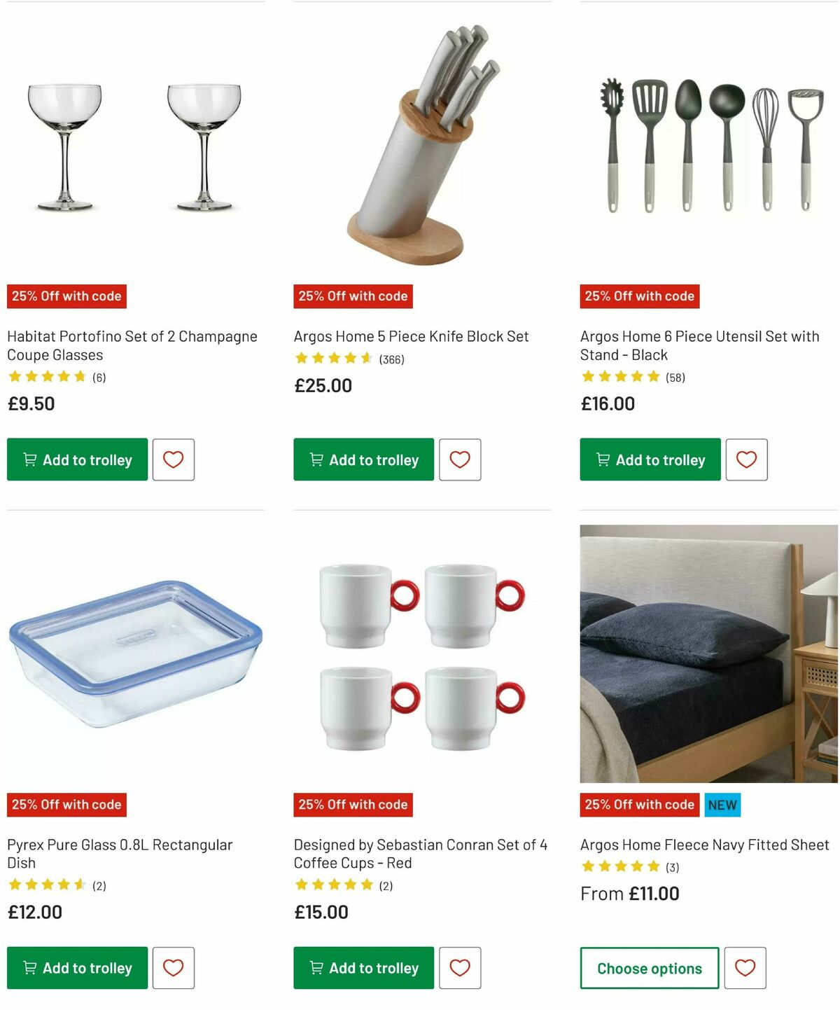 Argos Offers from 15 October