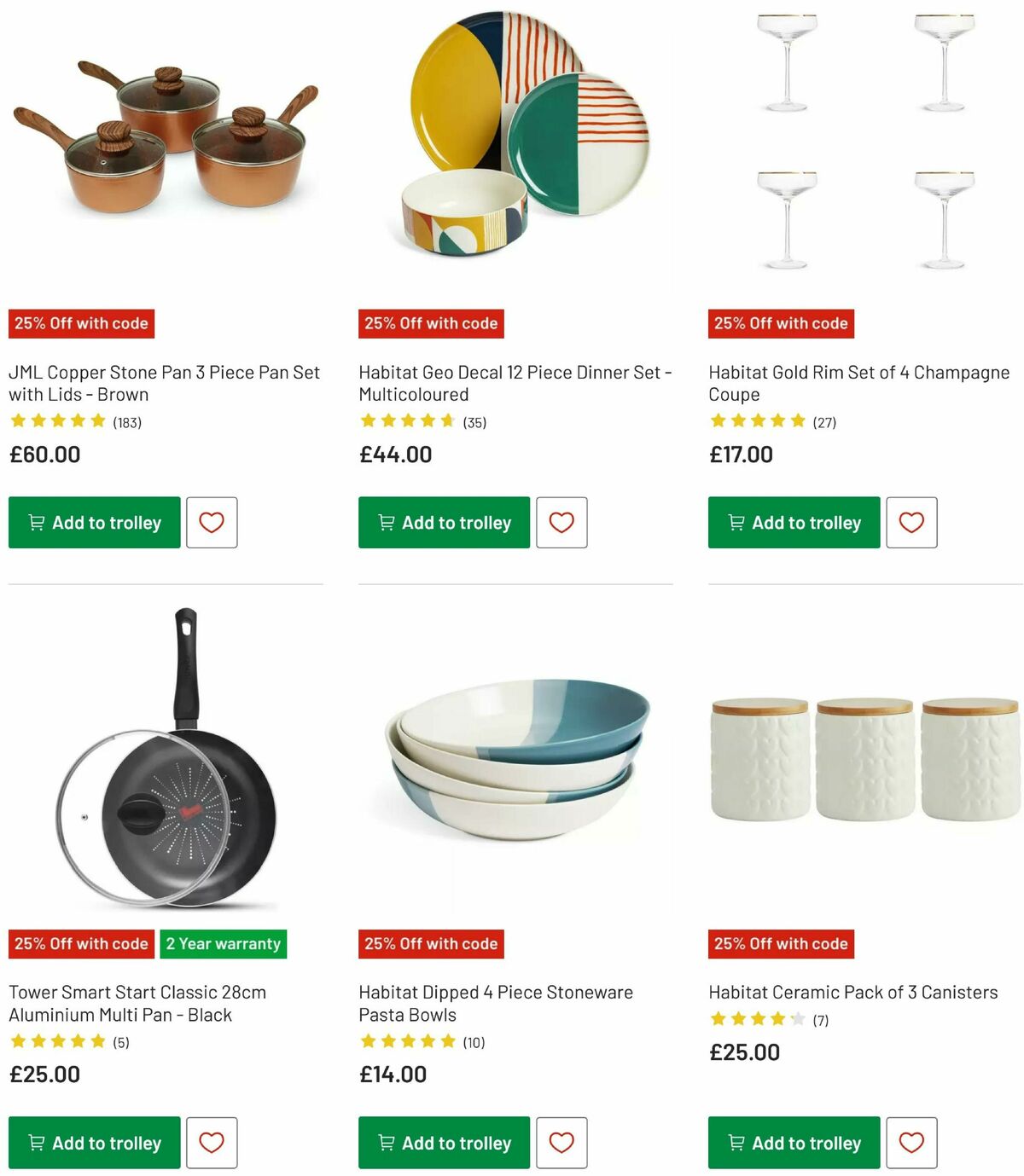 Argos Offers from 15 October