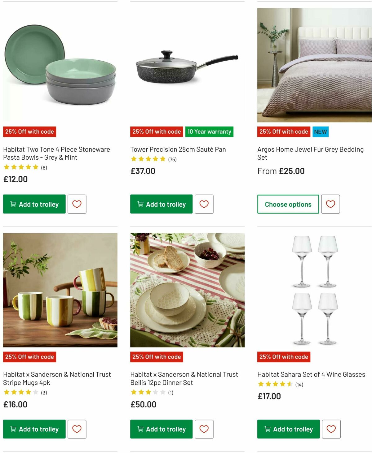 Argos Offers from 15 October