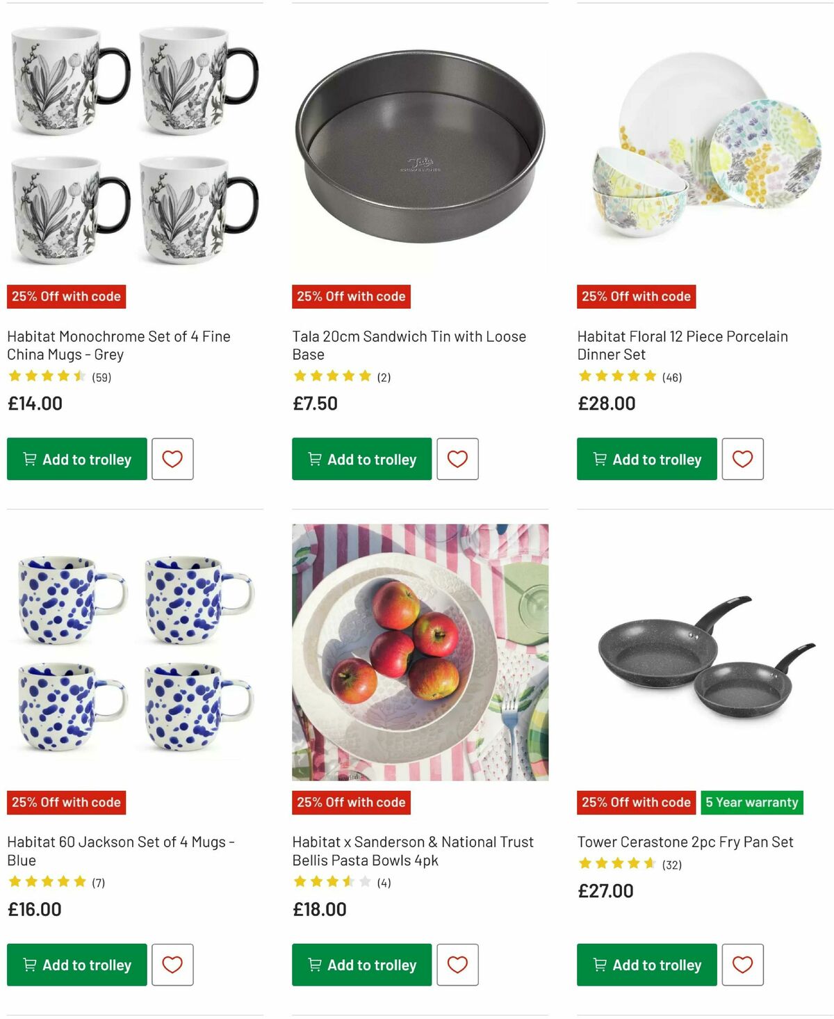 Argos Offers from 15 October