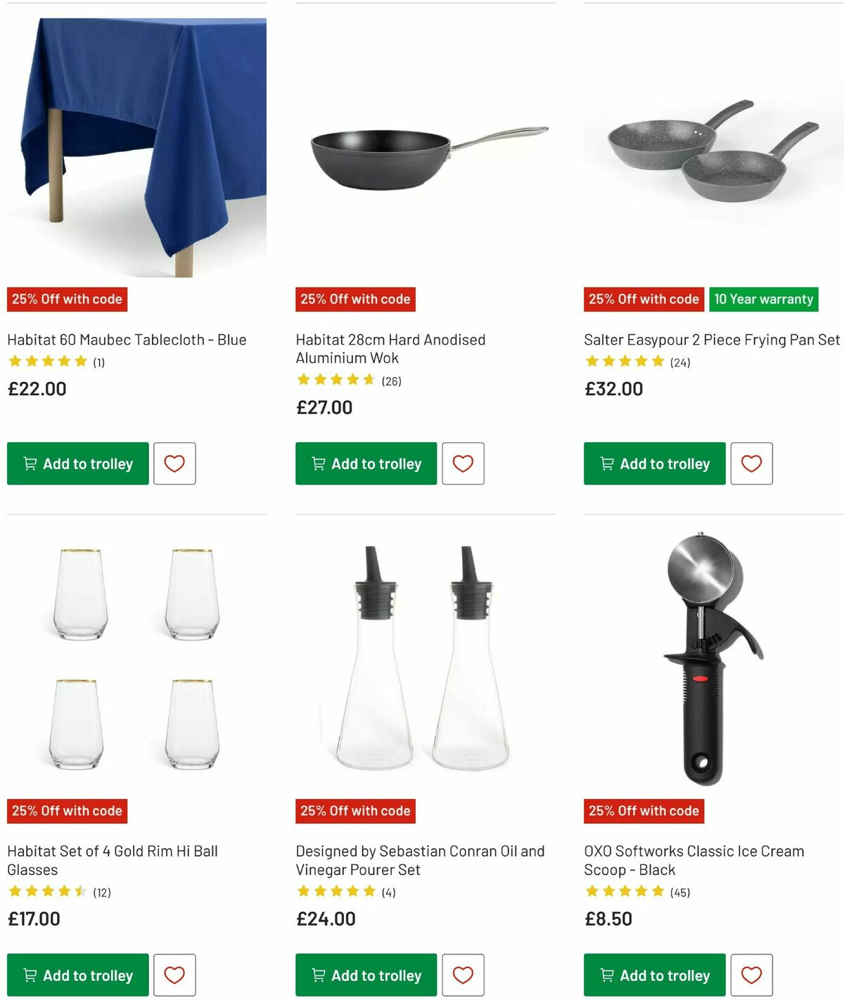 Argos Offers from 15 October