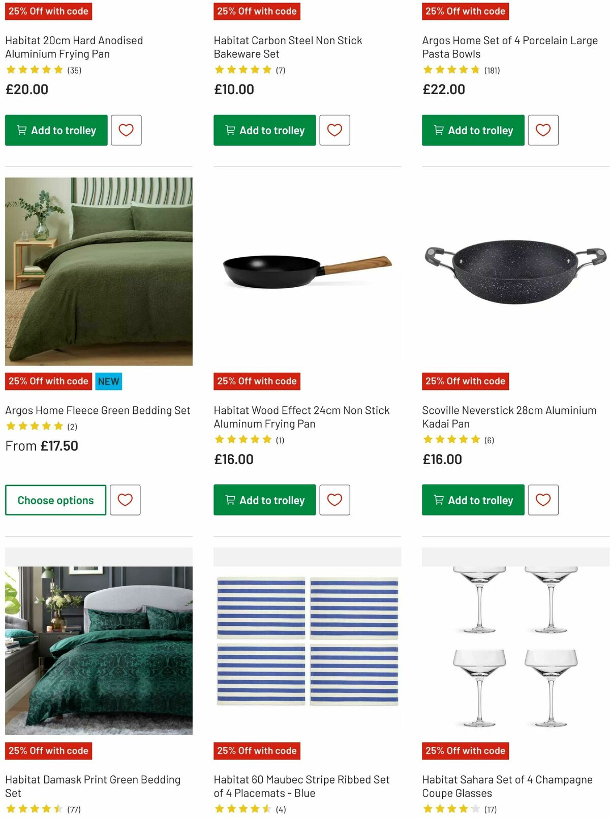 Argos Offers from 15 October