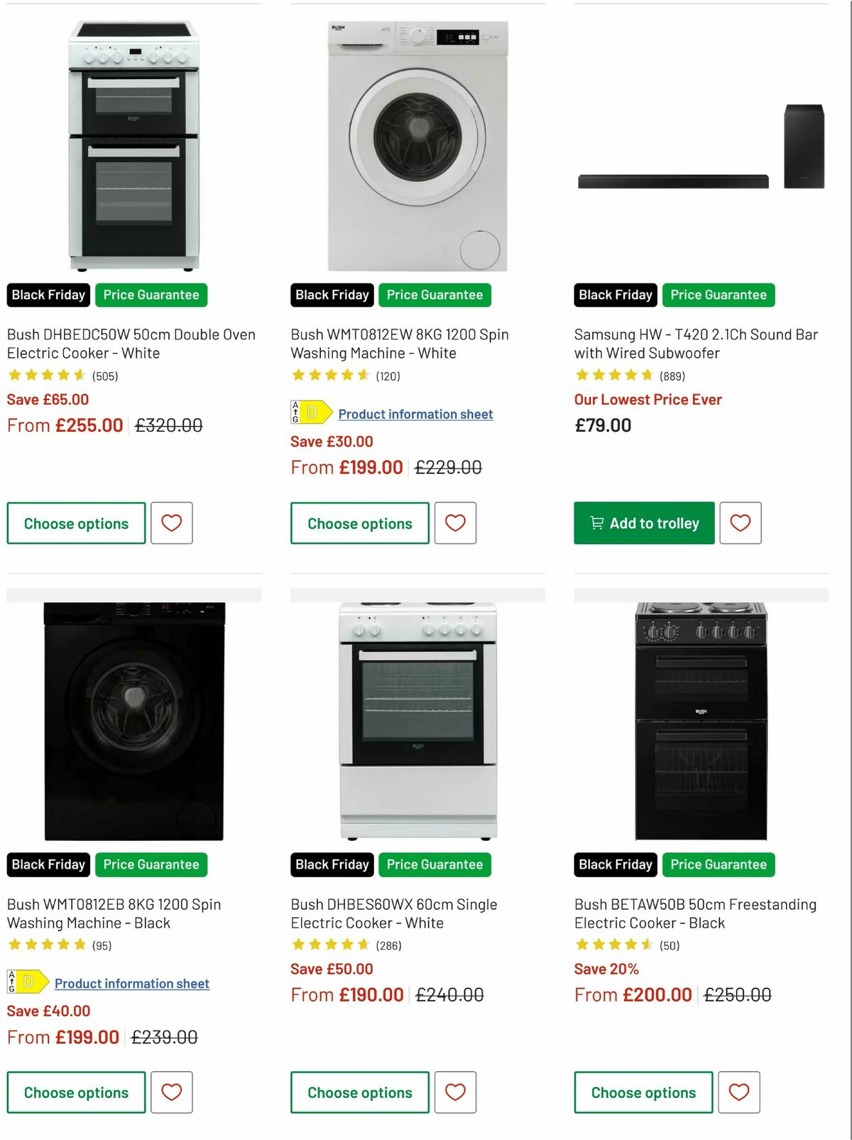 Argos Offers from 1 November