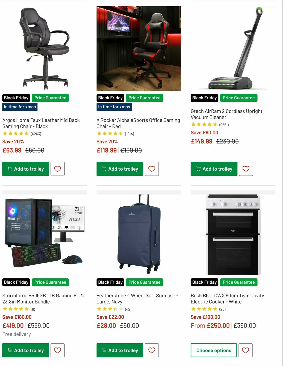 Argos Offers from 1 November