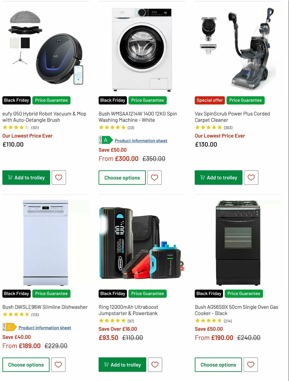 Argos Offers from 1 November