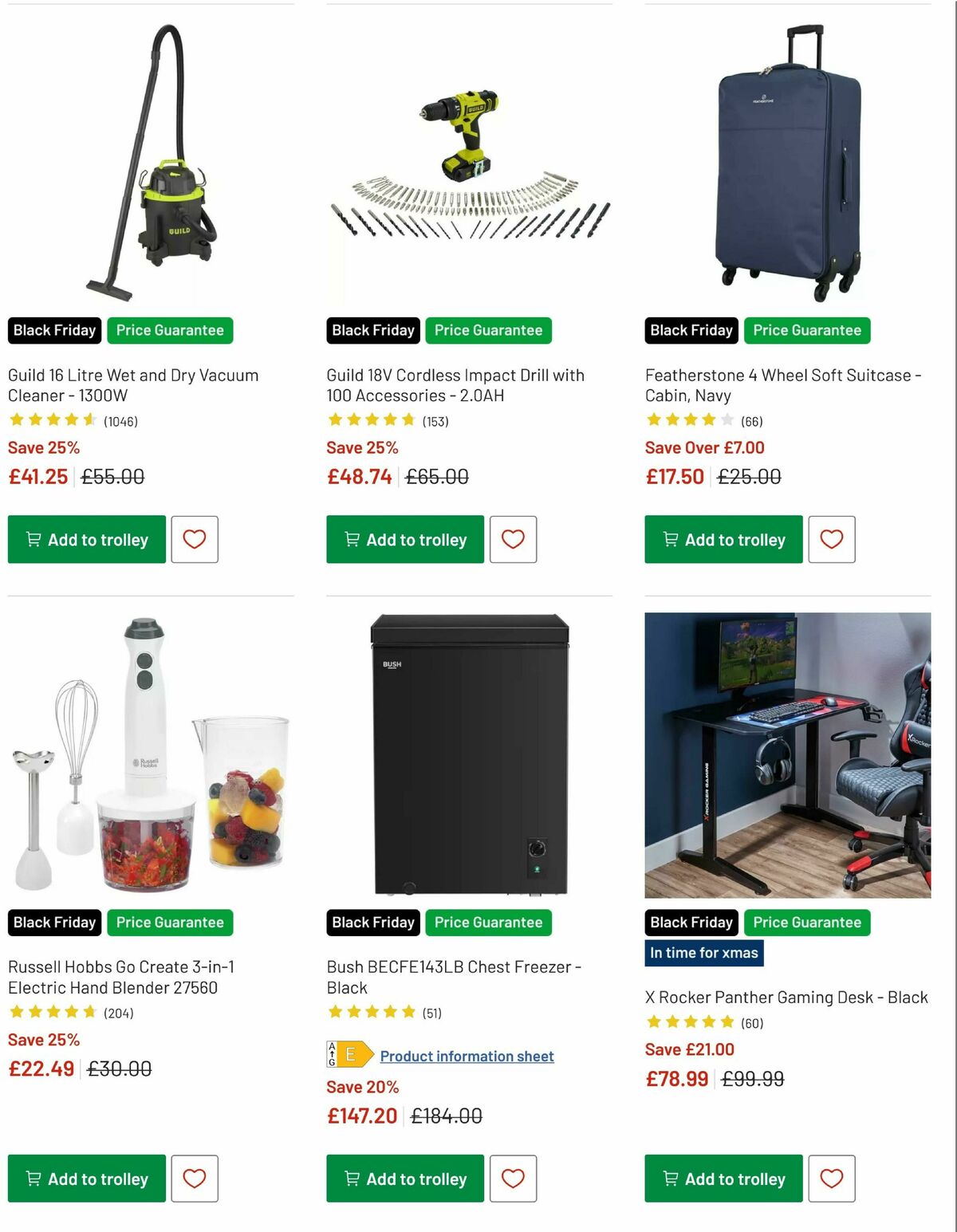 Argos Offers from 1 November