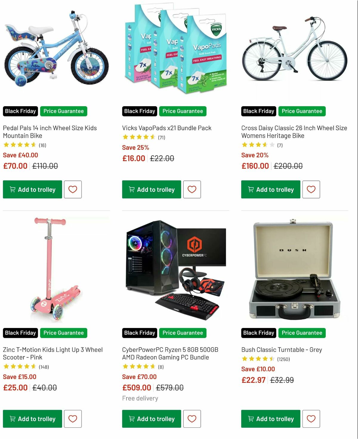 Argos Offers from 1 November