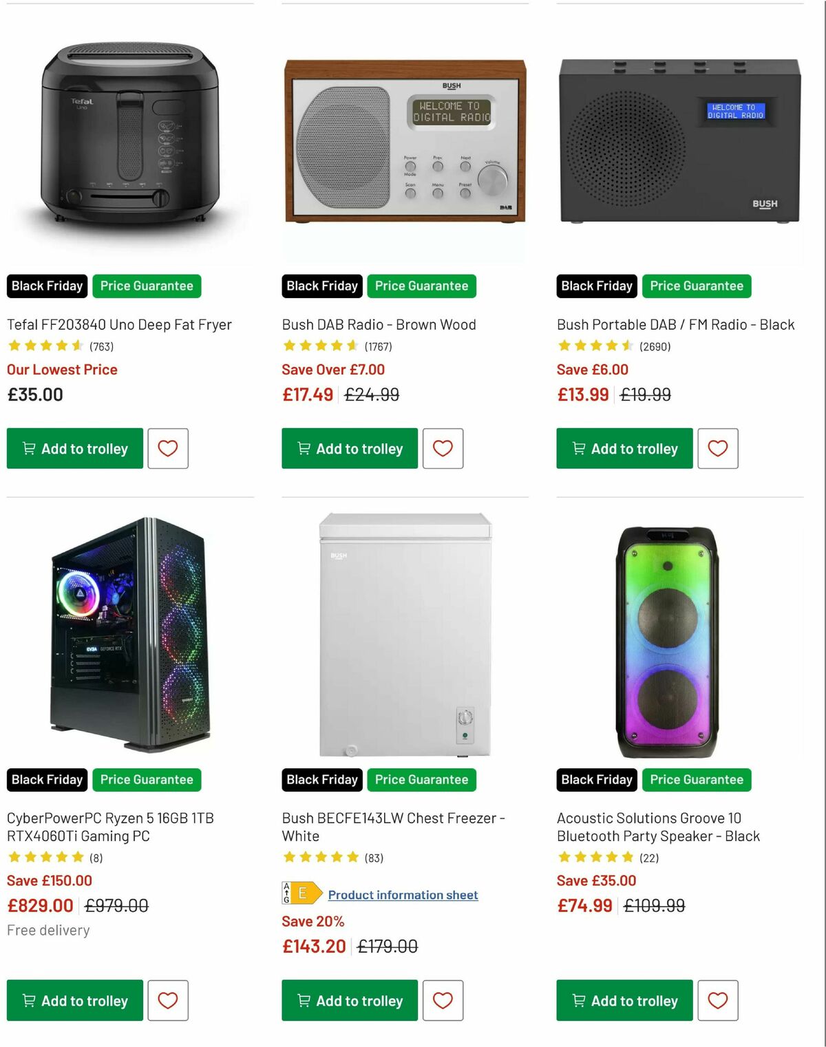 Argos Offers from 1 November