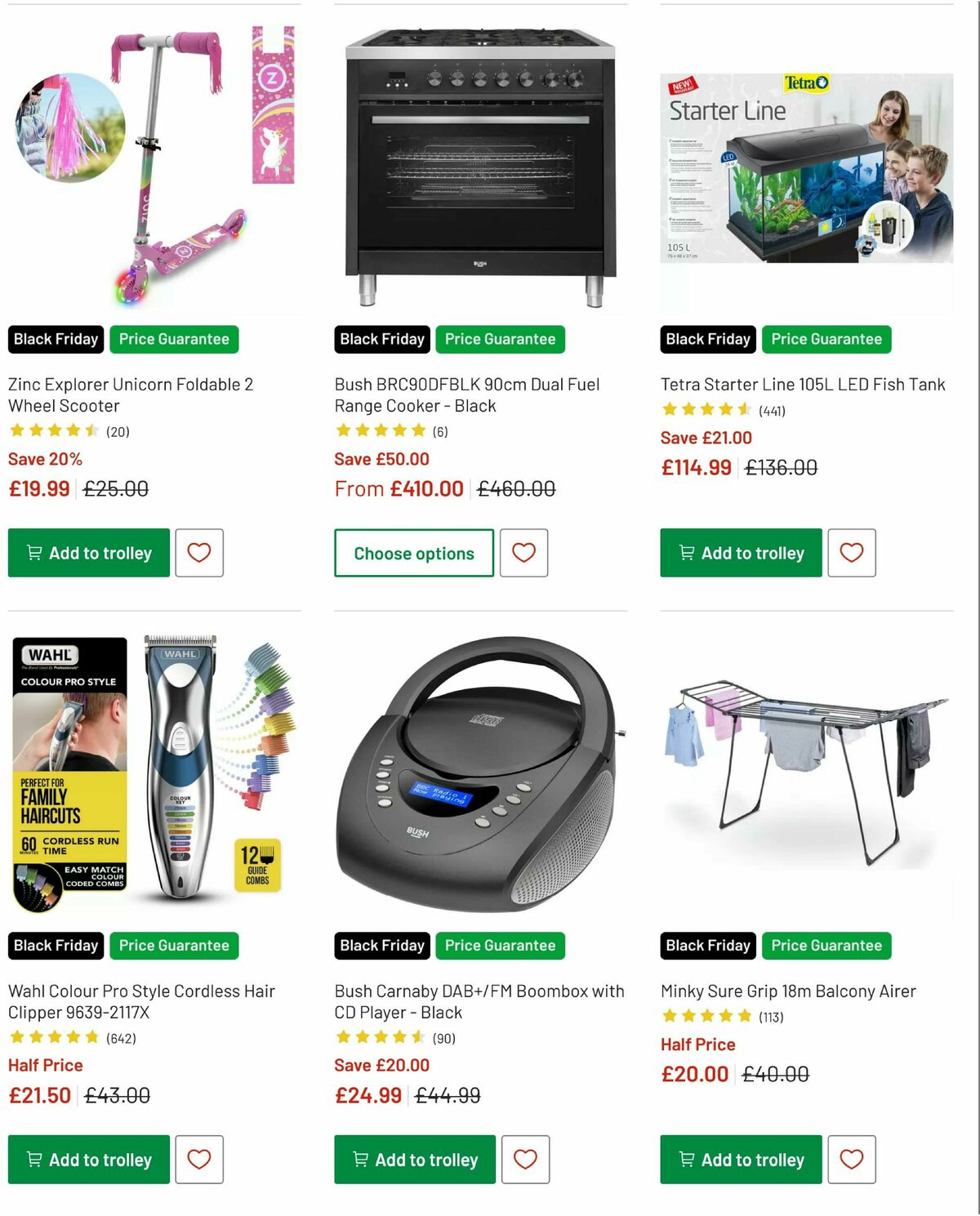 Argos Offers from 1 November