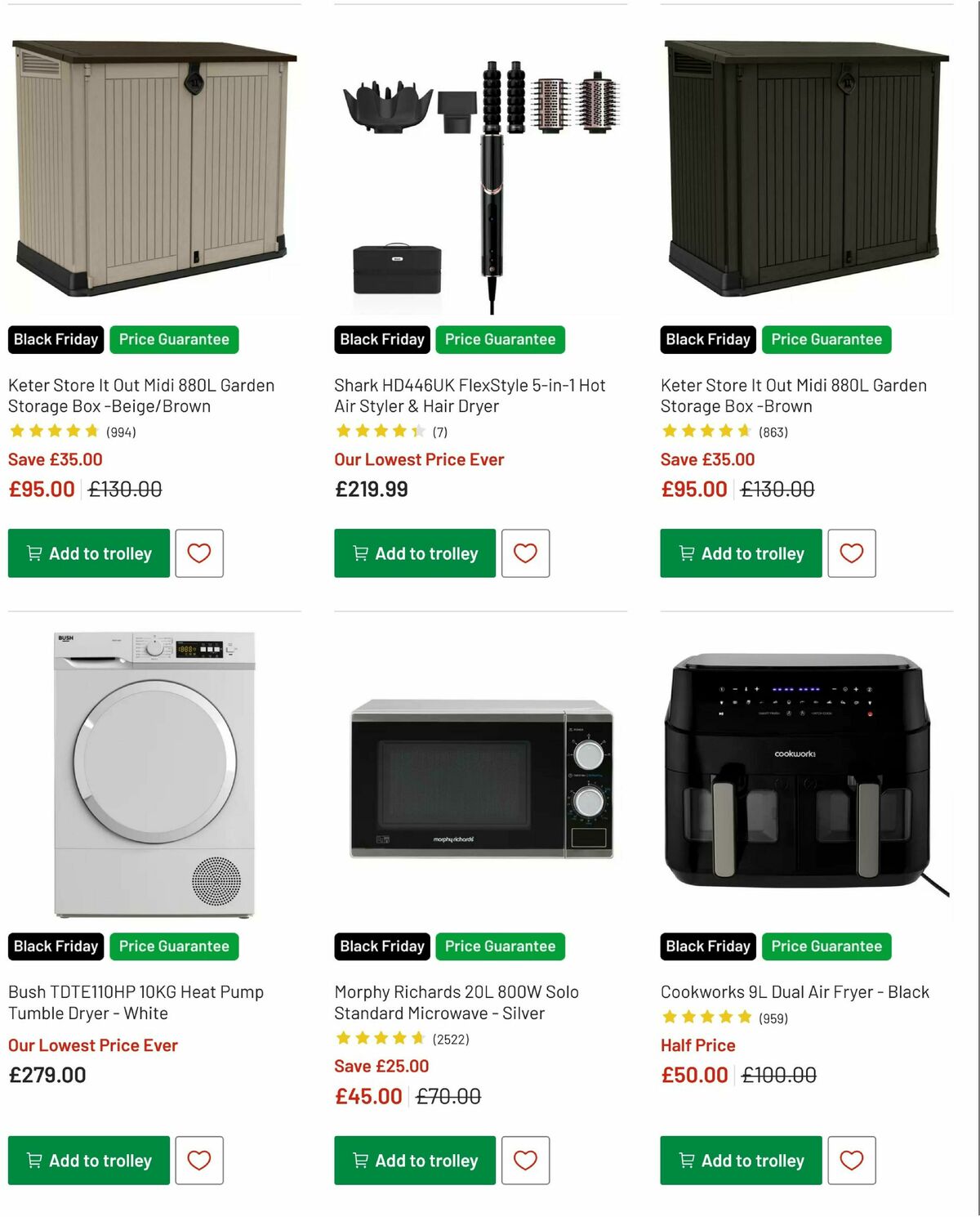 Argos Offers from 1 November