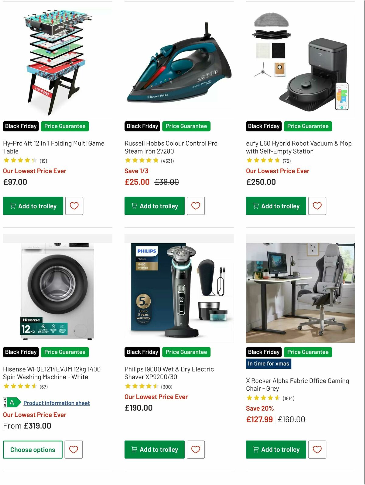 Argos Offers from 1 November