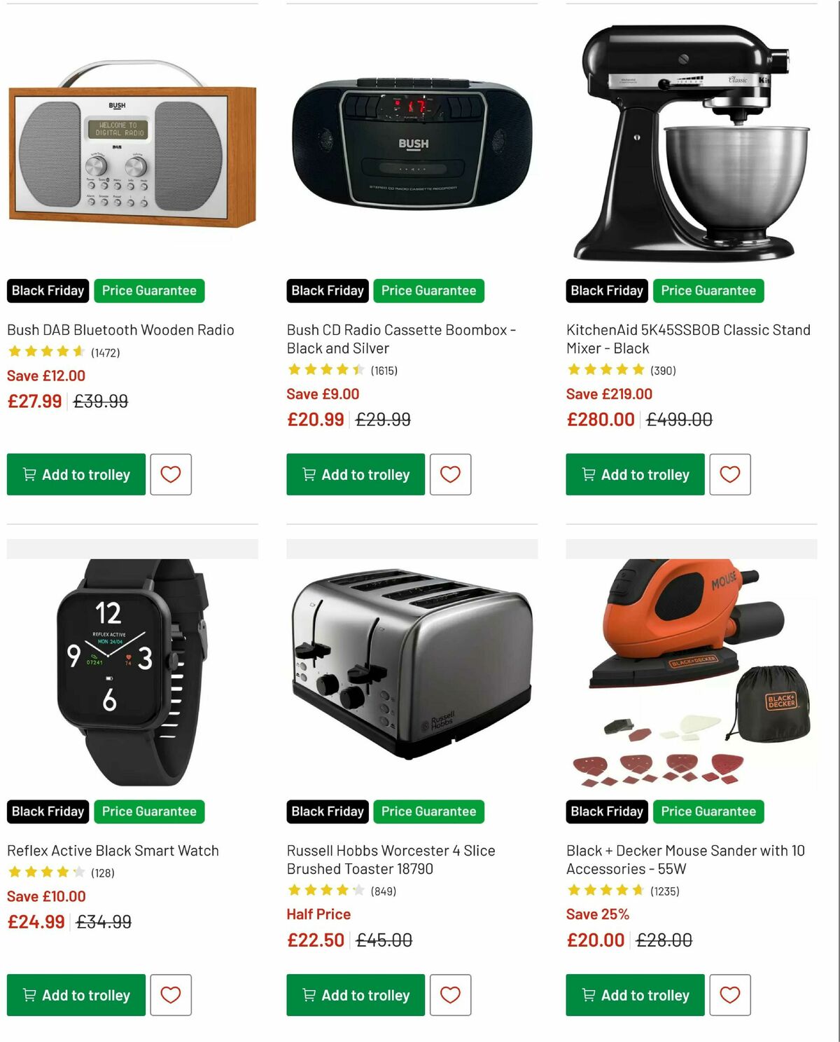 Argos Offers from 1 November