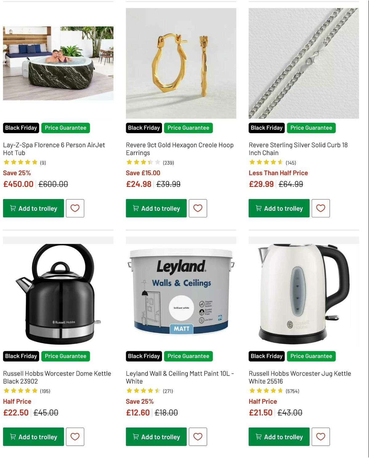 Argos Offers from 1 November