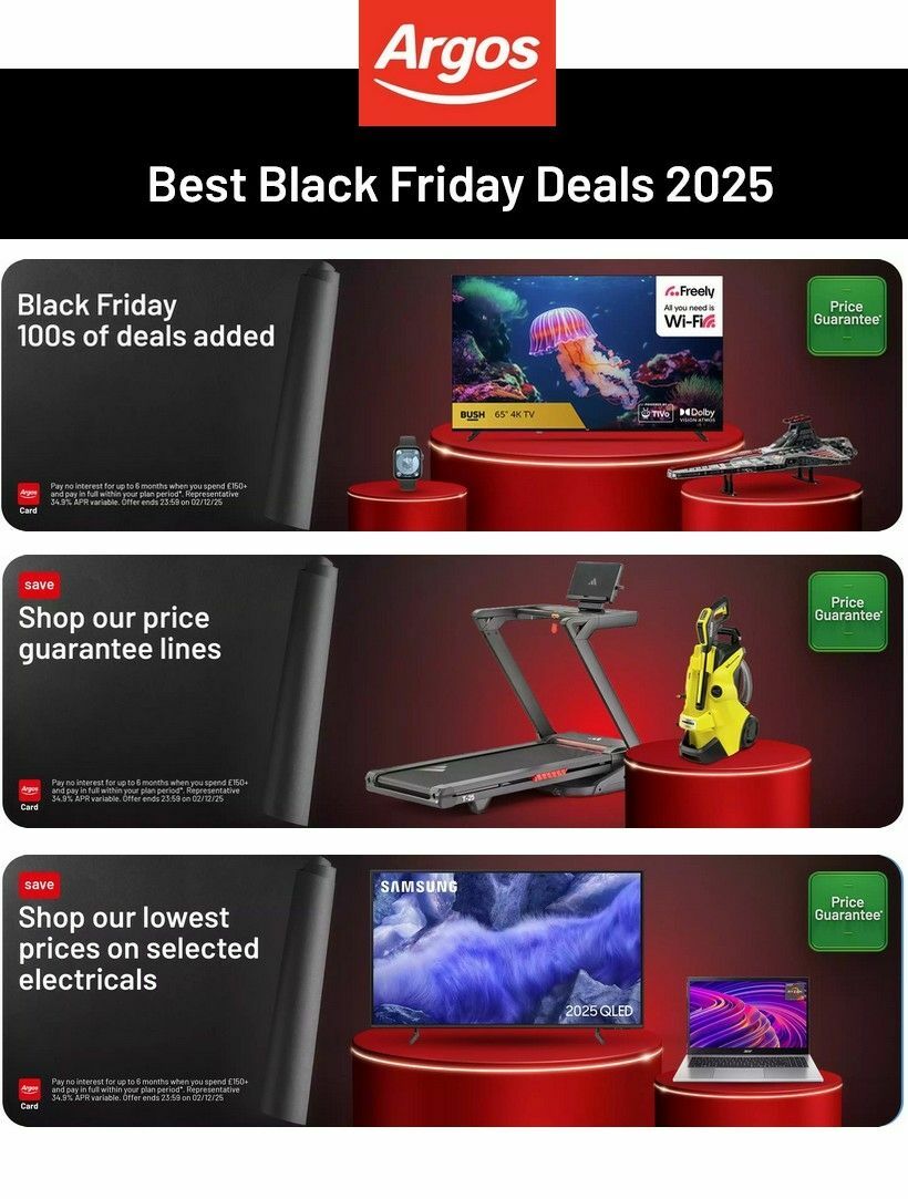 Argos Offers from 12 November